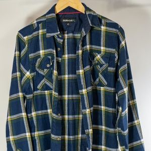 Burnside Plaid Flannel Shirt (Medium)